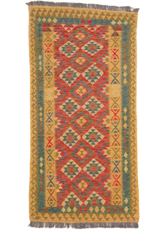 Vloerkleed Plat Geweven Kilim Afghan