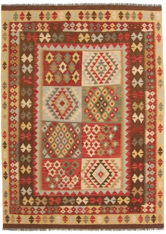 Vloerkleed Plat Geweven Kilim Afghan