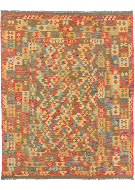 Vloerkleed Plat Geweven Kilim Afghan