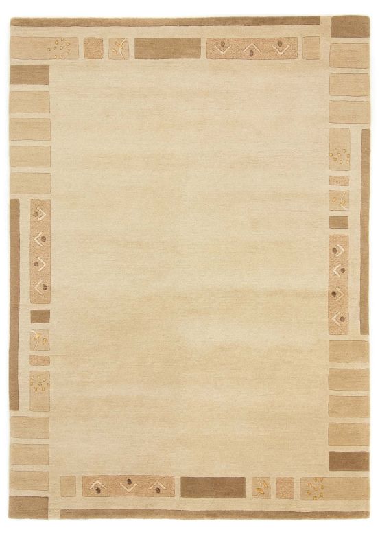 Wollen Vloerkleed Nepal Jaipur Beige