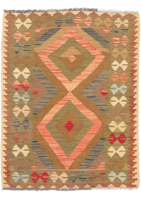 Vloerkleed Plat Geweven Kilim Afghan