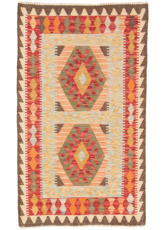 Vloerkleed Plat Geweven Kilim Afghan