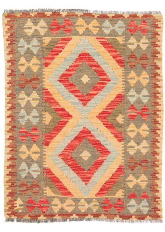 Vloerkleed Plat Geweven Kilim Afghan