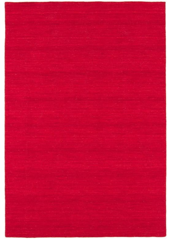 Vloerkleed Plat Geweven Kilim Loom Rood