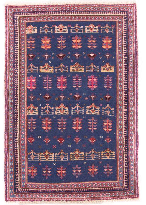 Vloerkleed Plat Geweven Kilim Qashqai