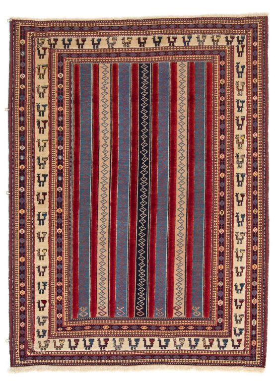 Vloerkleed Plat Geweven Kilim Qashqai