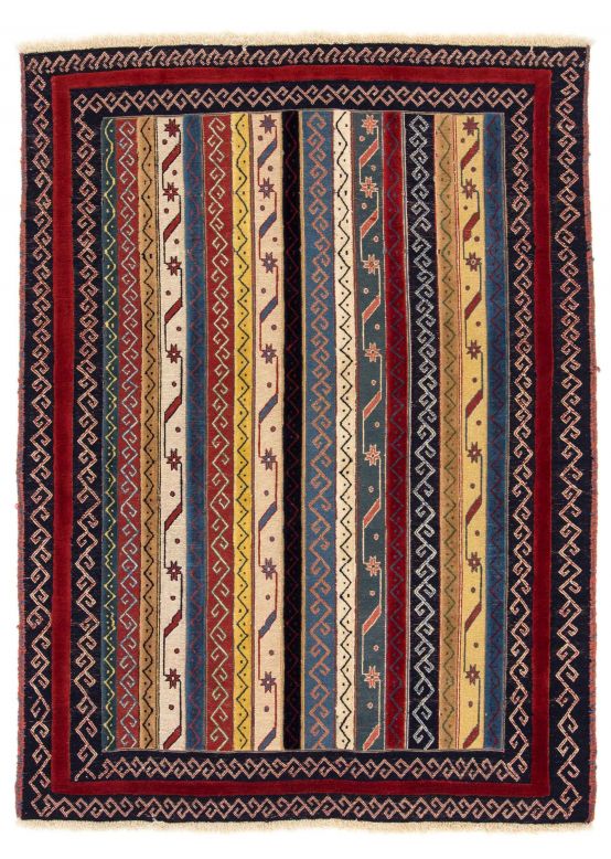 Vloerkleed Plat Geweven Kilim Qashqai