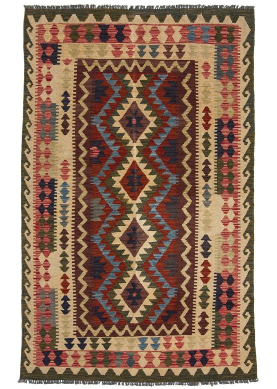 Vloerkleed Plat Geweven Kilim Afghan