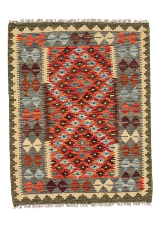 Vloerkleed Plat Geweven Kilim Afghan