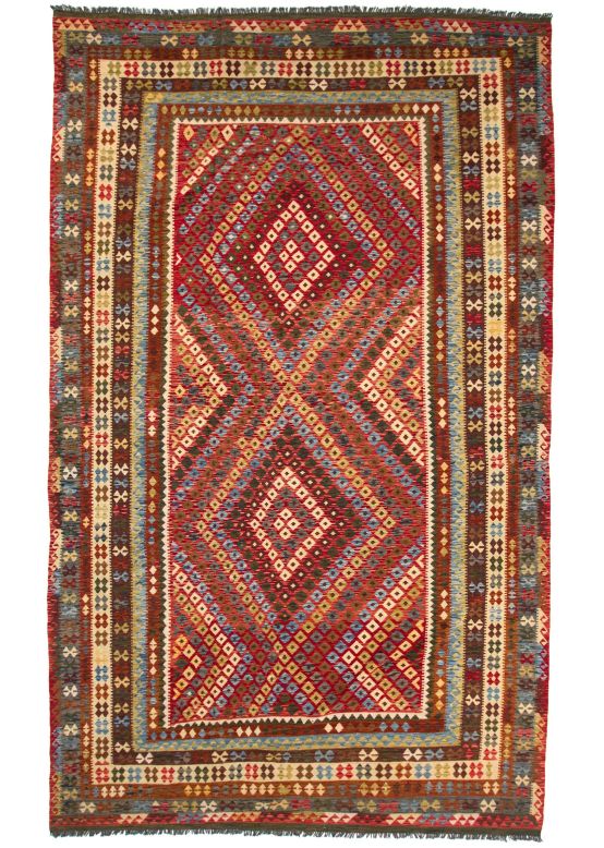 Vloerkleed Plat Geweven Kilim Afghan