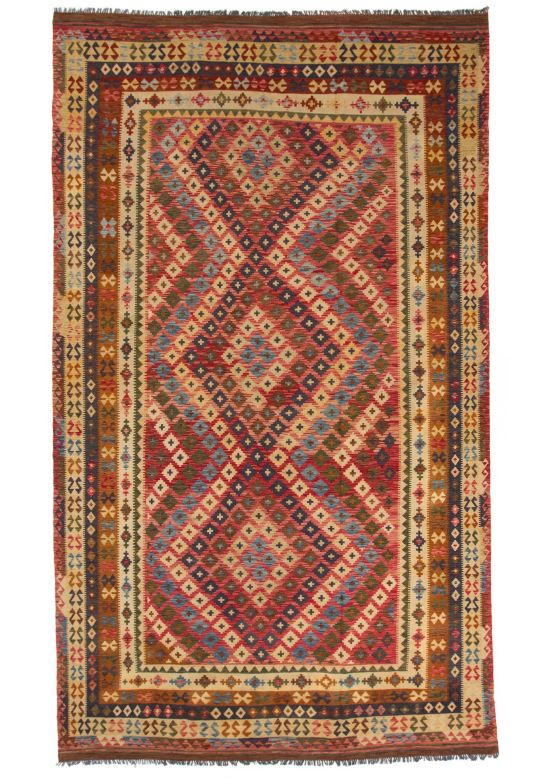 Vloerkleed Plat Geweven Kilim Afghan