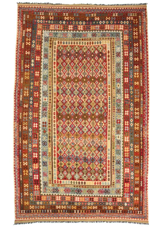 Vloerkleed Plat Geweven Kilim Afghan