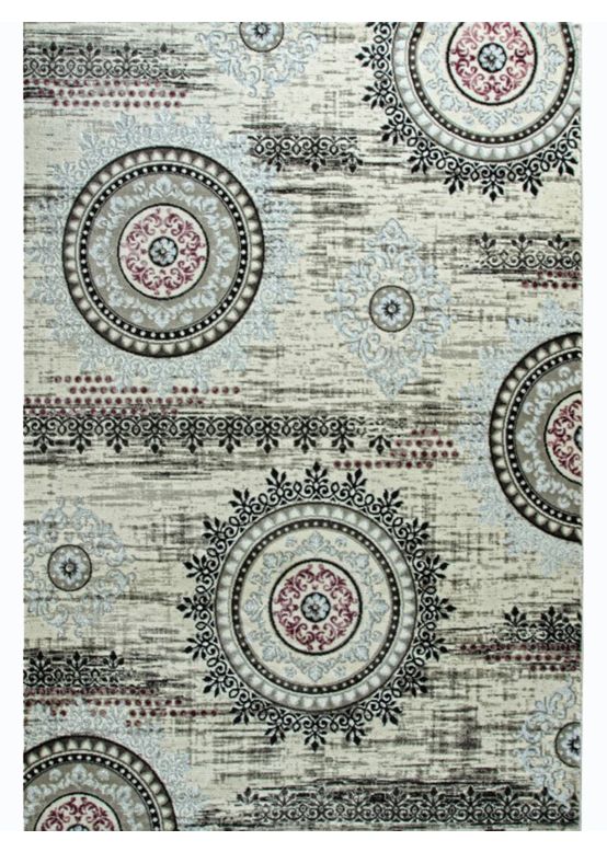 Vloerkleed Mandala Roze
