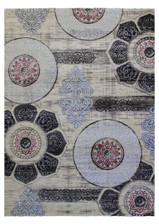 Vloerkleed Mandala Roze