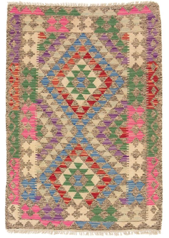 Vloerkleed Plat Geweven Kilim Afghan