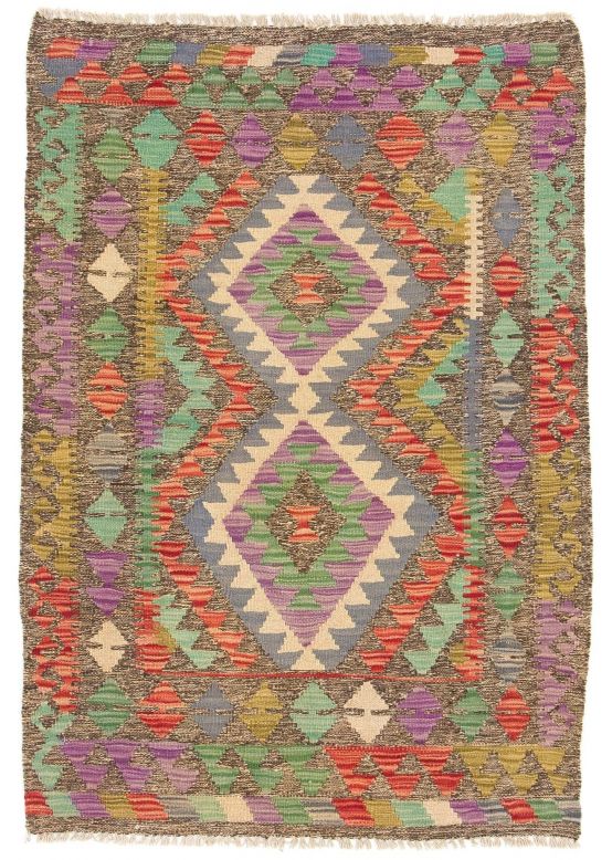 Vloerkleed Plat Geweven Kilim Afghan