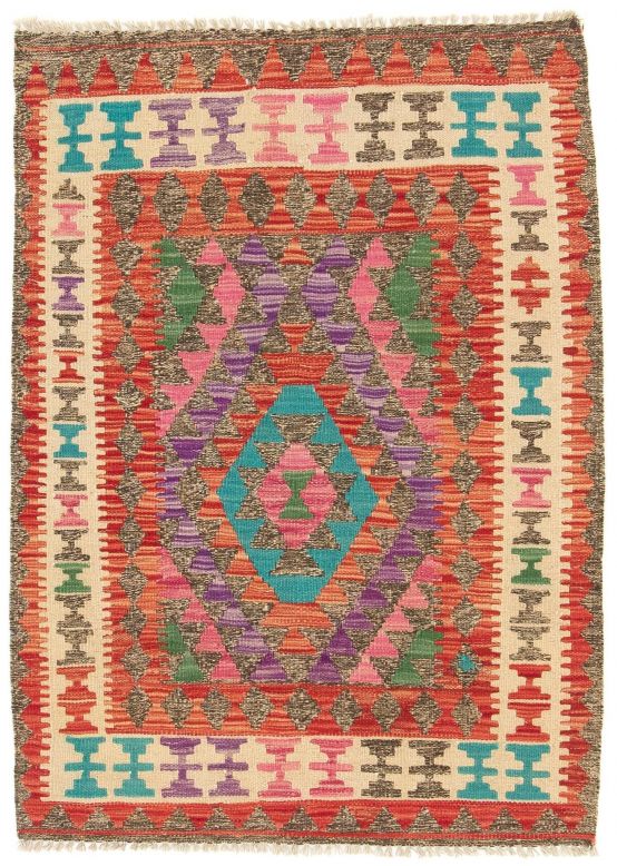 Vloerkleed Plat Geweven Kilim Afghan