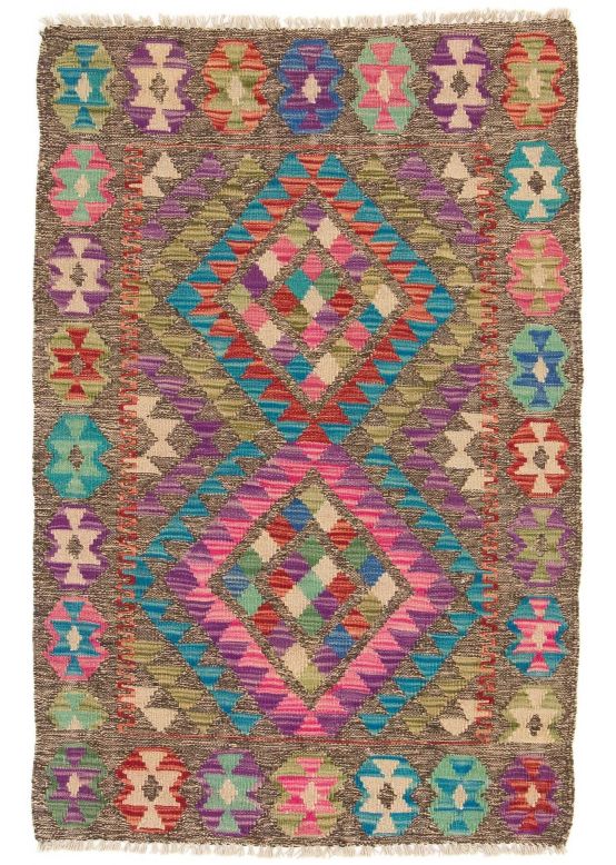 Vloerkleed Plat Geweven Kilim Afghan