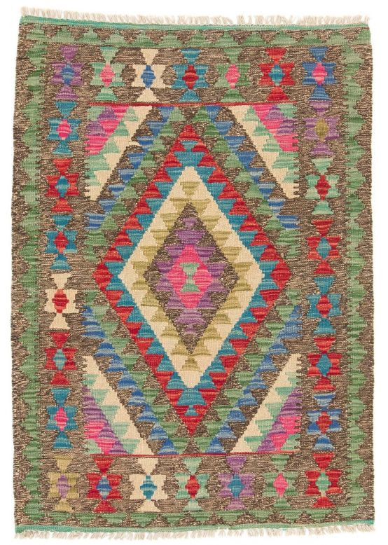 Vloerkleed Plat Geweven Kilim Afghan