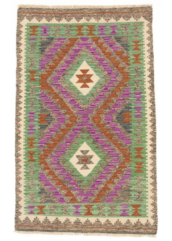 Vloerkleed Plat Geweven Kilim Afghan