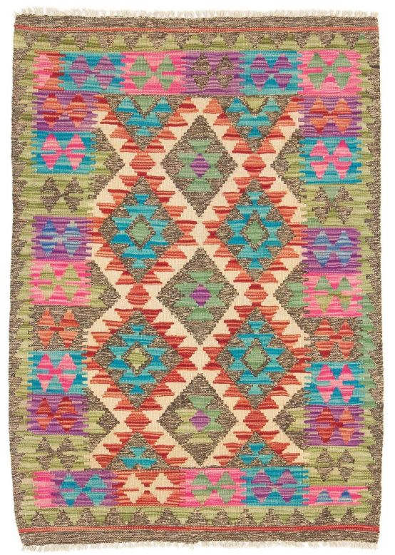 Vloerkleed Plat Geweven Kilim Afghan