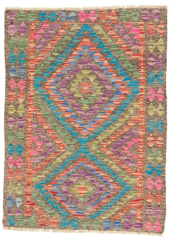 Vloerkleed Plat Geweven Kilim Afghan