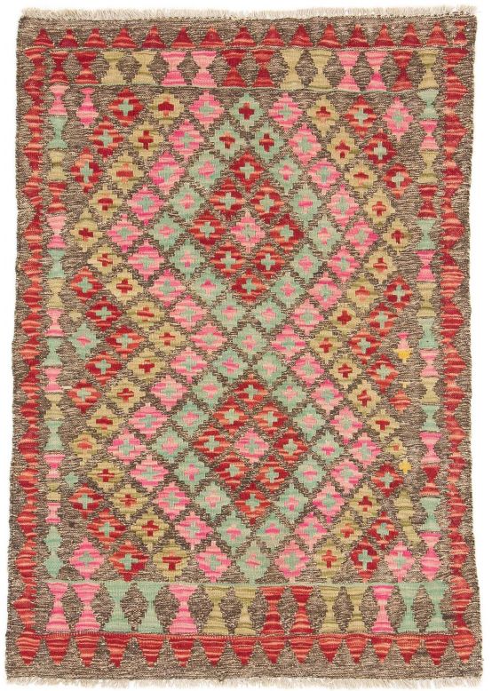 Vloerkleed Plat Geweven Kilim Afghan