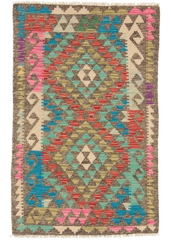 Vloerkleed Plat Geweven Kilim Afghan