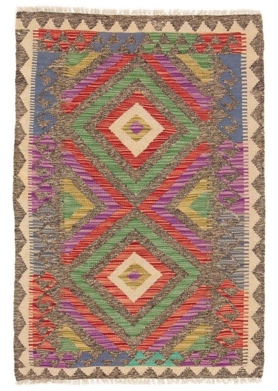 Vloerkleed Plat Geweven Kilim Afghan