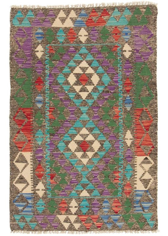 Vloerkleed Plat Geweven Kilim Afghan