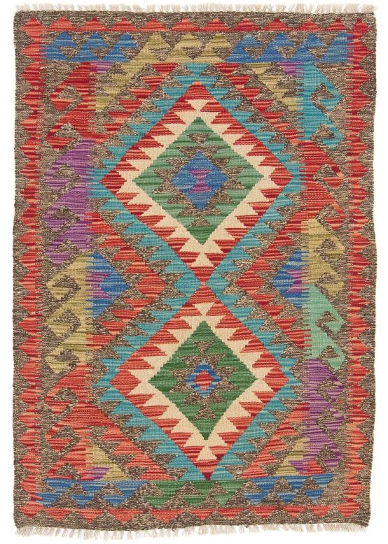 Vloerkleed Plat Geweven Kilim Afghan