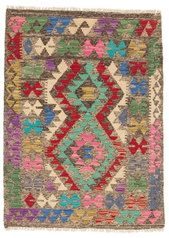 Vloerkleed Plat Geweven Kilim Afghan