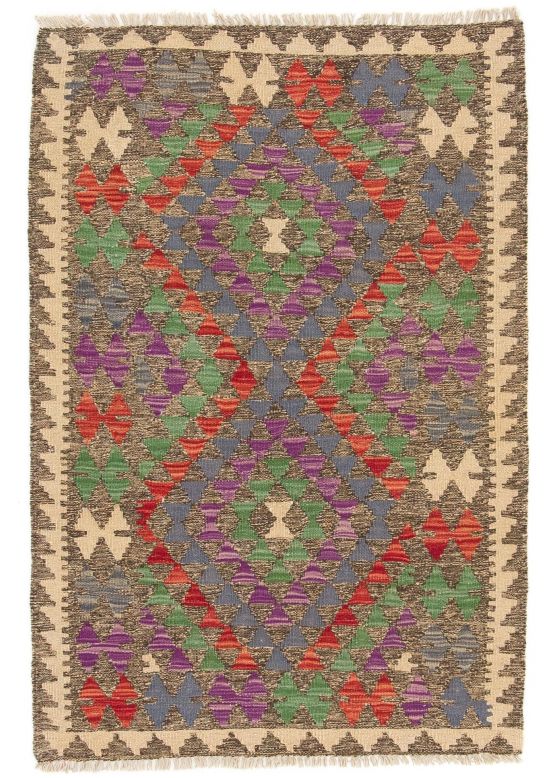 Vloerkleed Plat Geweven Kilim Afghan