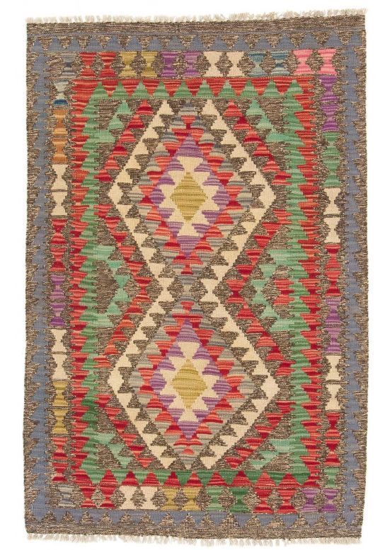 Vloerkleed Plat Geweven Kilim Afghan