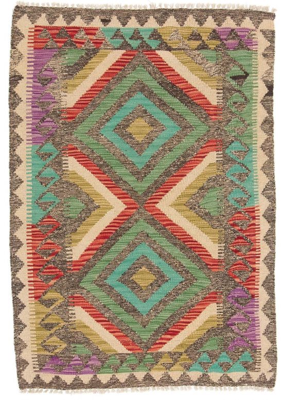 Vloerkleed Plat Geweven Kilim Afghan