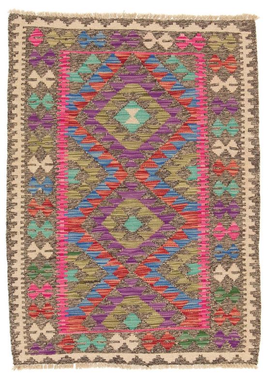 Vloerkleed Plat Geweven Kilim Afghan