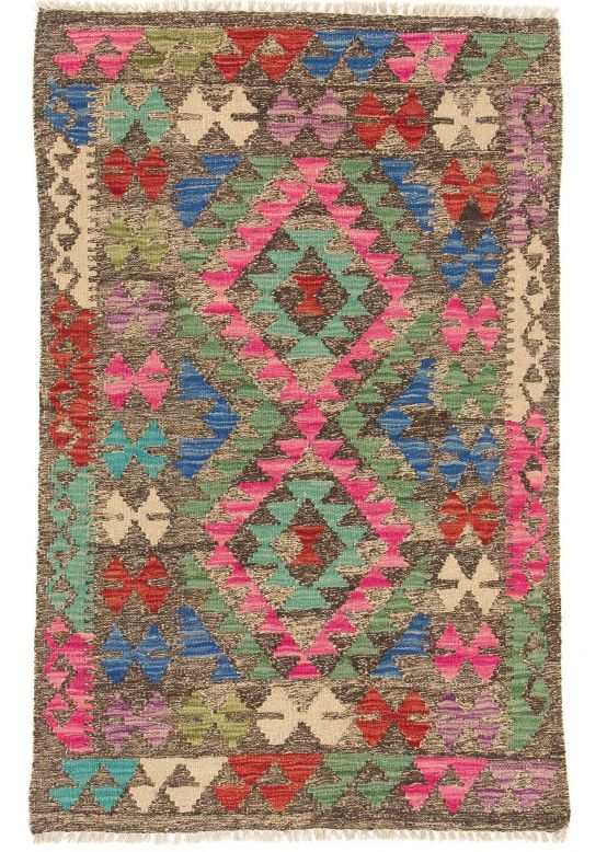 Vloerkleed Plat Geweven Kilim Afghan