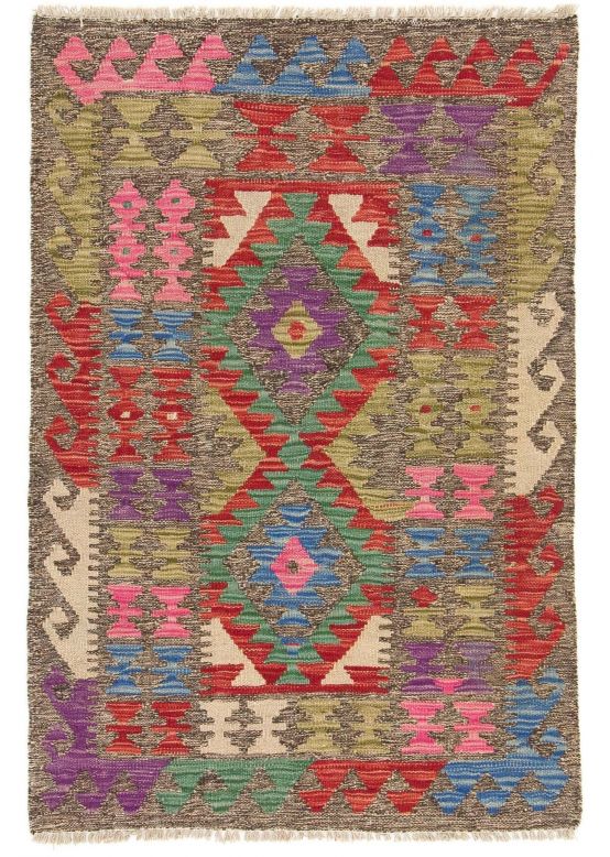 Vloerkleed Plat Geweven Kilim Afghan