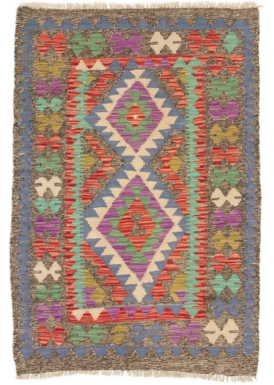 Vloerkleed Plat Geweven Kilim Afghan