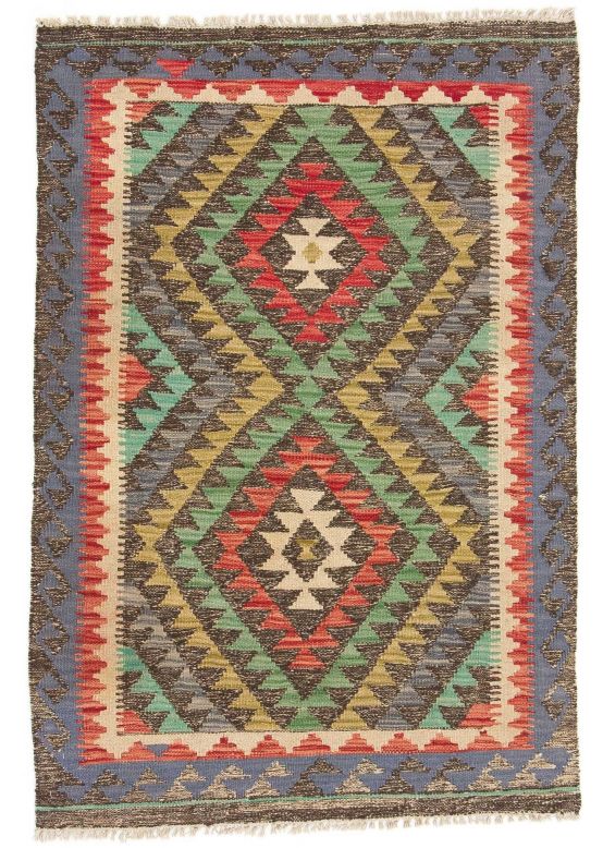 Vloerkleed Plat Geweven Kilim Afghan