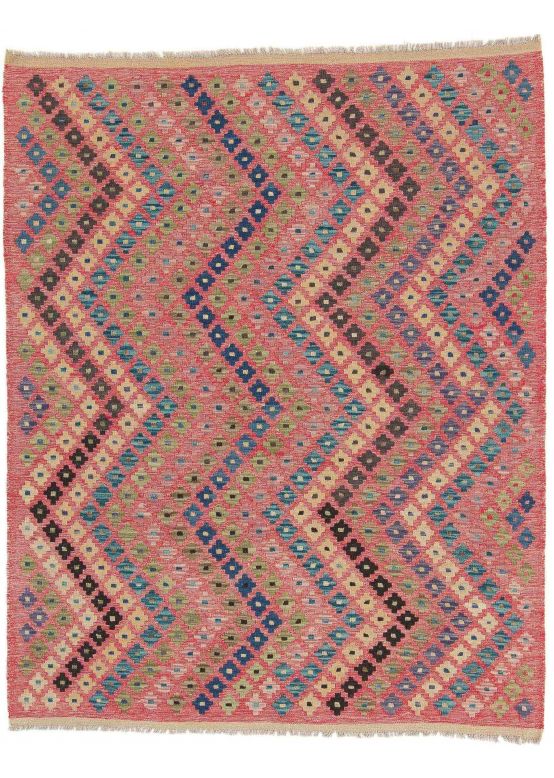 Vloerkleed Plat Geweven Kilim Afghan