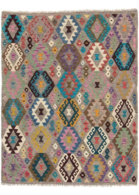 Vloerkleed Plat Geweven Kilim Afghan