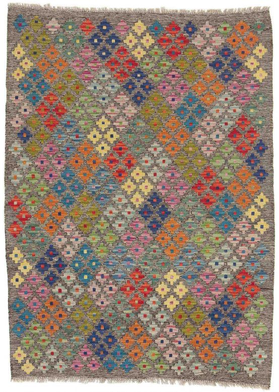 Vloerkleed Plat Geweven Kilim Afghan