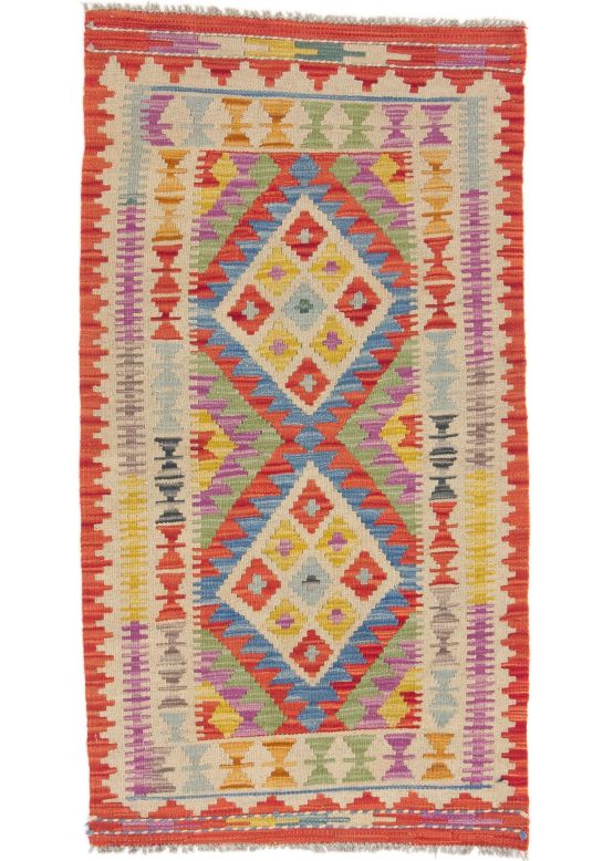 Vloerkleed Plat Geweven Kilim Afghan