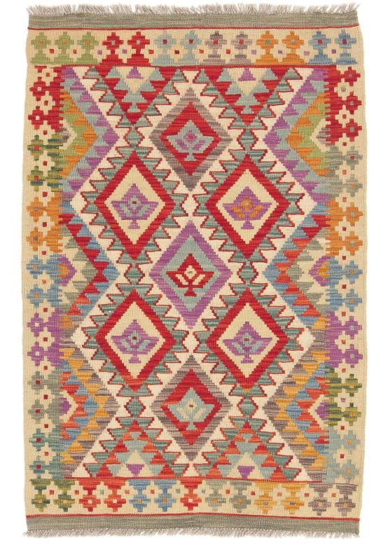 Vloerkleed Plat Geweven Kilim Afghan