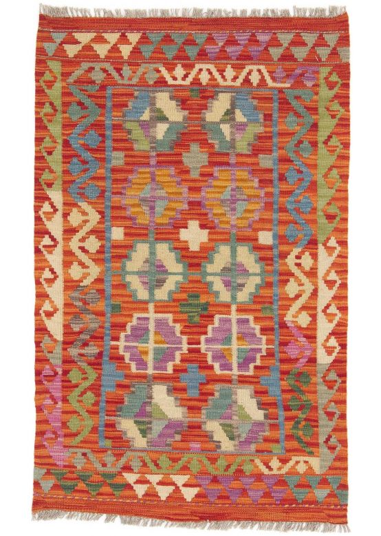 Vloerkleed Plat Geweven Kilim Afghan