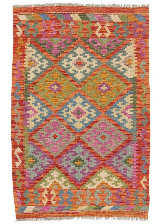 Vloerkleed Plat Geweven Kilim Afghan