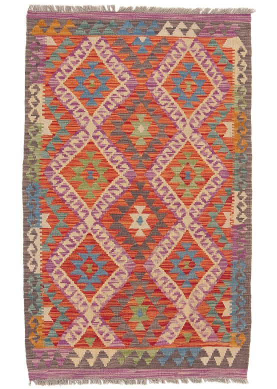 Vloerkleed Plat Geweven Kilim Afghan