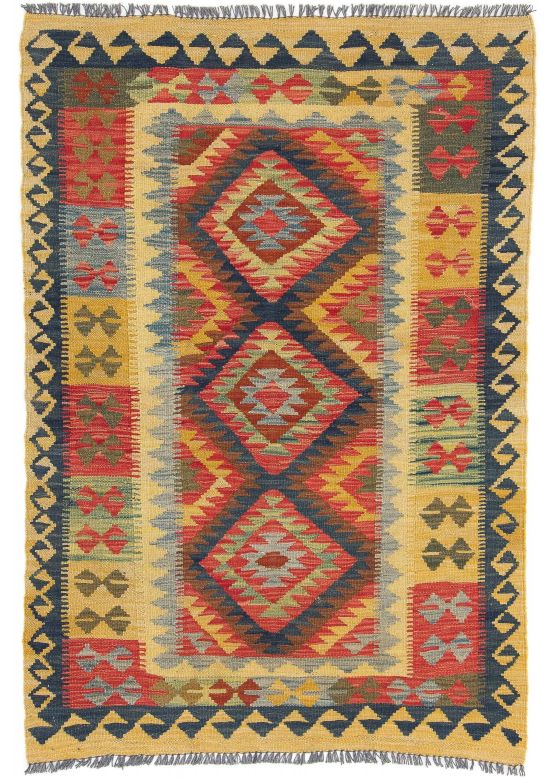 Vloerkleed Plat Geweven Kilim Afghan