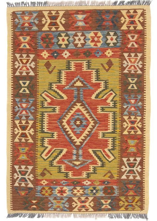 Vloerkleed Plat Geweven Kilim Afghan